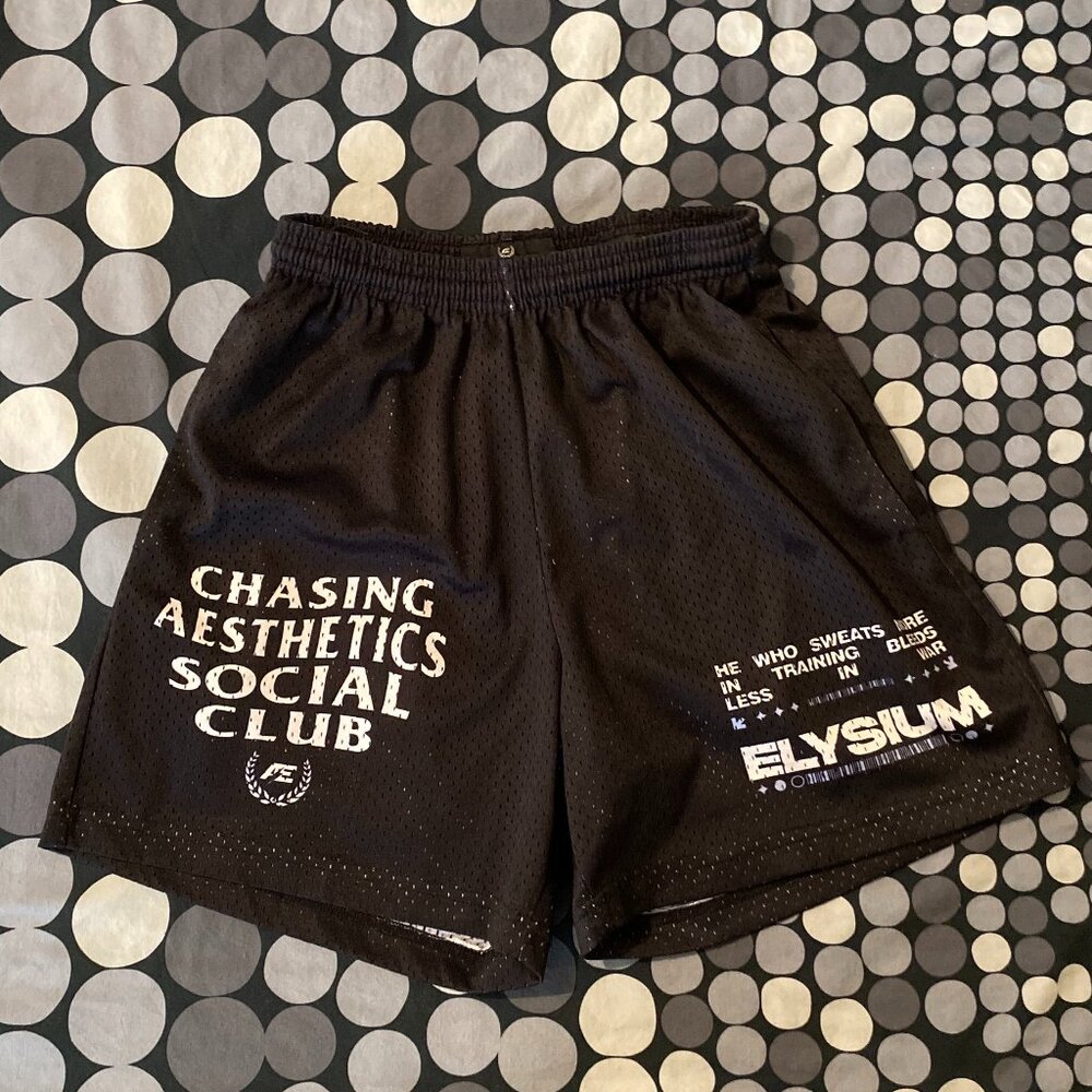 Elysium Black Athletic Shorts